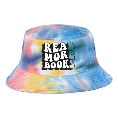 Read More Books Retro Funny Librarian Book Lovers Tie Dye Newport Bucket Hat