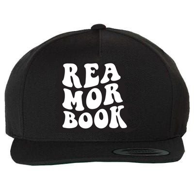 Read More Books Retro Funny Librarian Book Lovers Wool Snapback Cap