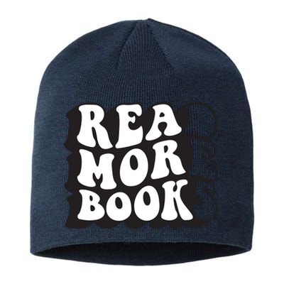 Read More Books Retro Funny Librarian Book Lovers Sustainable Beanie