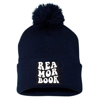 Read More Books Retro Funny Librarian Book Lovers Pom Pom 12in Knit Beanie