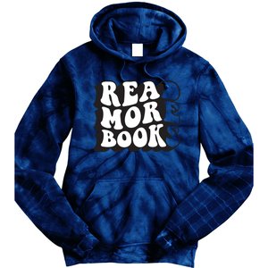 Read More Books Retro Funny Librarian Book Lovers Tie Dye Hoodie