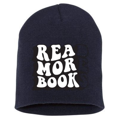 Read More Books Retro Funny Librarian Book Lovers Short Acrylic Beanie