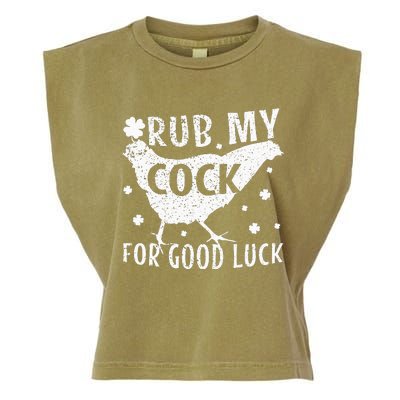 rub my cock for good luck Garment-Dyed Women's Muscle Tee