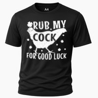 Rub My Cock For Good Luck Cooling Performance Crew T-Shirt