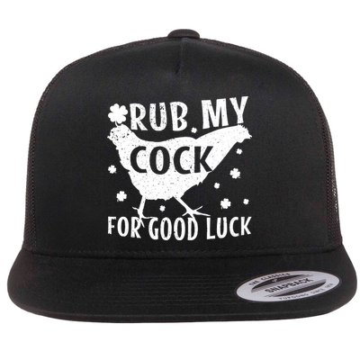 Rub My Cock For Good Luck Flatbill Hat