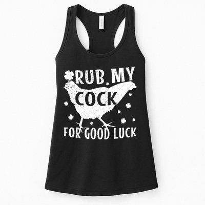 Rub My Cock For Good Luck Womens Tank Top