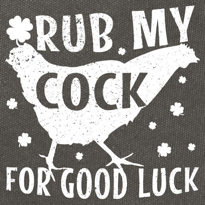 Rub My Cock For Good Luck Cotton Canvas Backpack