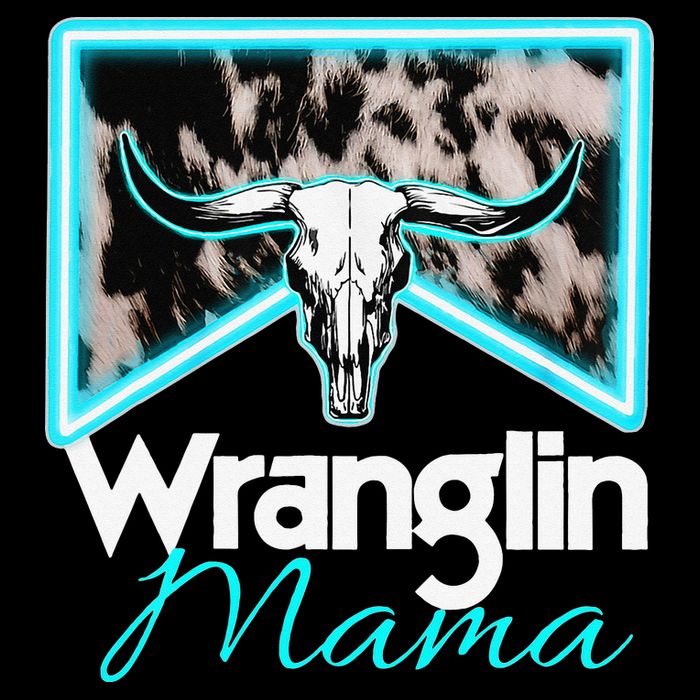 Rodeo Mama Cow Rodeo Mom Western Cowhide Wranglin Mama Impact Tech Backpack