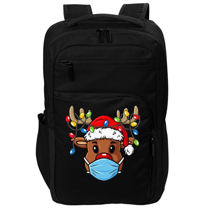 Reindeer Merry Christmas Funny Xmas Impact Tech Backpack