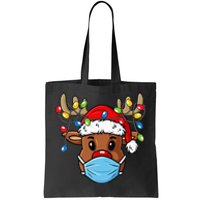 Reindeer Merry Christmas Funny Xmas Tote Bag