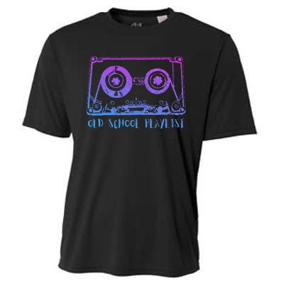 Retro Music Cassette Tape Mixtape. I Love The 80s Cooling Performance Crew T-Shirt