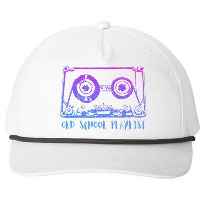 Retro Music Cassette Tape Mixtape. I Love The 80s Snapback Five-Panel Rope Hat