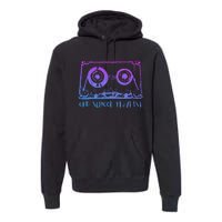 Retro Music Cassette Tape Mixtape. I Love The 80s Premium Hoodie