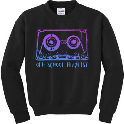 Retro Music Cassette Tape Mixtape. I Love The 80s Kids Sweatshirt