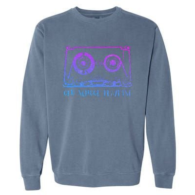 Retro Music Cassette Tape Mixtape. I Love The 80s Garment-Dyed Sweatshirt