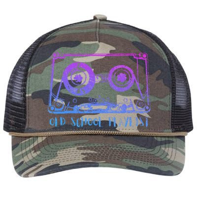 Retro Music Cassette Tape Mixtape. I Love The 80s Retro Rope Trucker Hat Cap