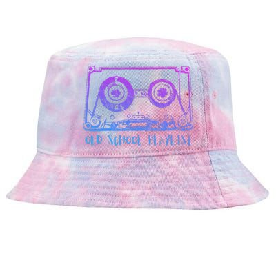 Retro Music Cassette Tape Mixtape. I Love The 80s Tie-Dyed Bucket Hat