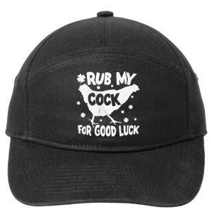 Rub My Cock For Good Luck St Patrick's Day 7-Panel Snapback Hat