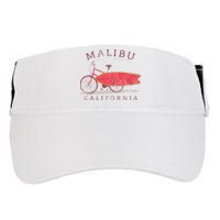 Retro Malibu California Surfing Fan Surfboard Bicycle Art Adult Drive Performance Visor