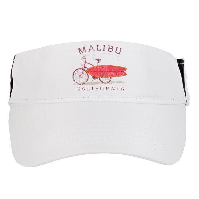 Retro Malibu California Surfing Fan Surfboard Bicycle Art Adult Drive Performance Visor