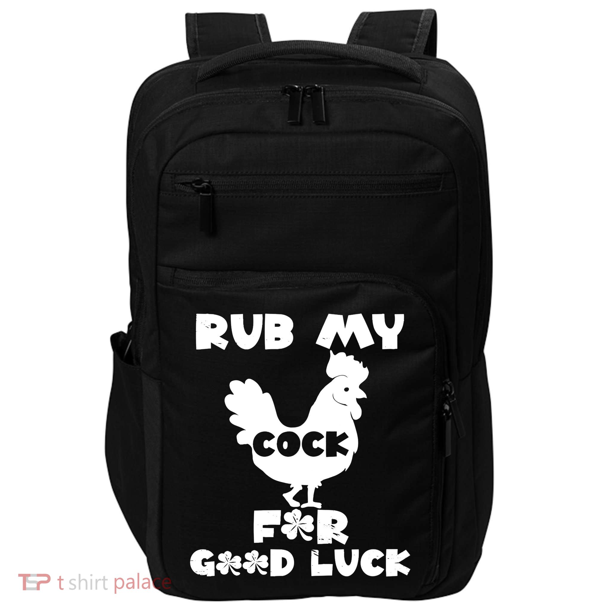 rub my cock for good luck Impact Tech Backpack