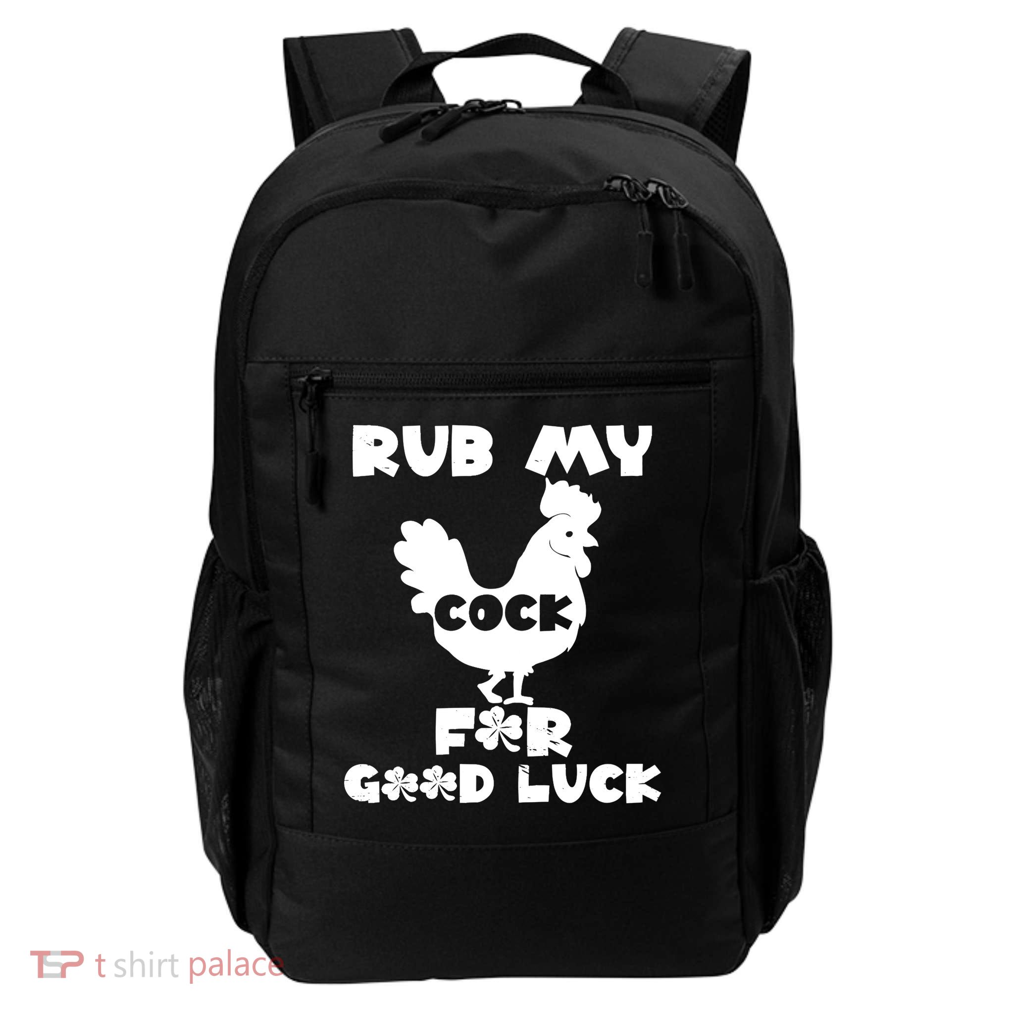 rub my cock for good luck Backpack