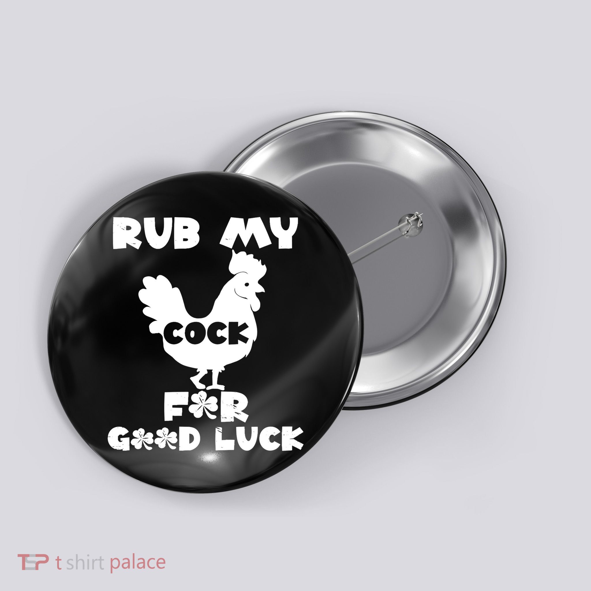 rub my cock for good luck Button