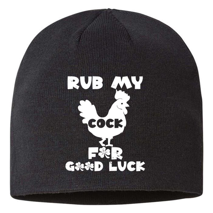 rub my cock for good luck Sustainable Beanie