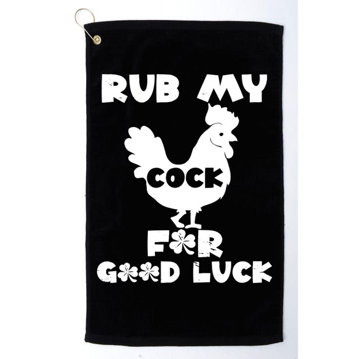 rub my cock for good luck Golf Towel