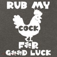 rub my cock for good luck Cotton Canvas Backpack