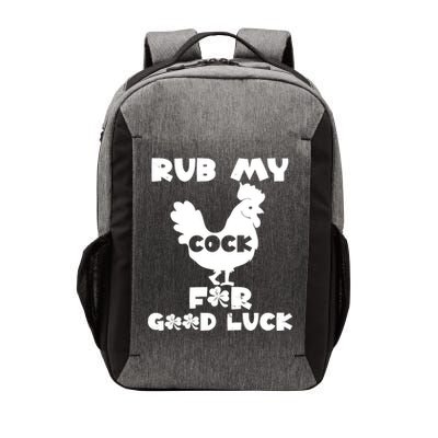 rub my cock for good luck Vector Backpack