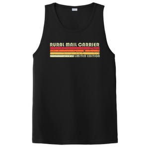 Rural Mail Carrier Funny Job Title Birthday Worker Idea PosiCharge Competitor Tank