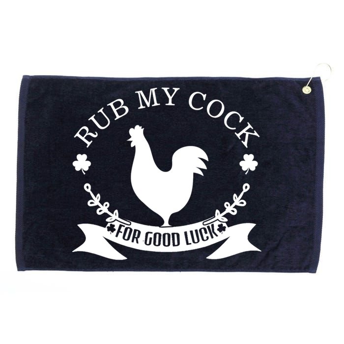 rub my cock for good luck Grommeted Golf Towel