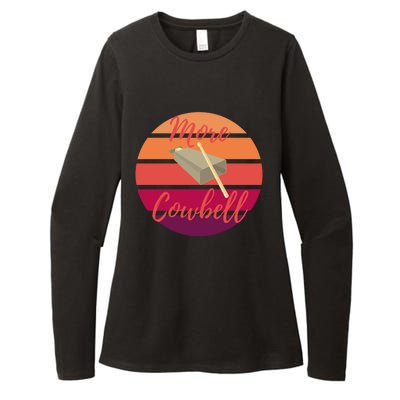 Retro More Cowbell Gift Womens CVC Long Sleeve Shirt