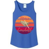 Retro More Cowbell Gift Ladies Essential Tank