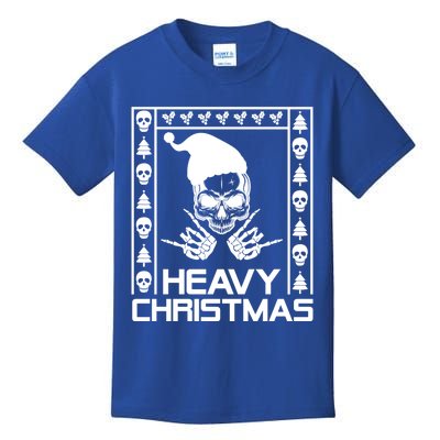 Rock Metal Christmas Ugly Christmas Rocker Rock Music Great Gift Kids T-Shirt