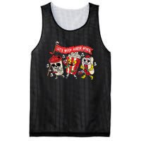 Retro Movie Concessions LetS Watch Horror Movies Mesh Reversible Basketball Jersey Tank