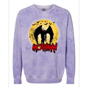 Retro Mothman Cover Colorblast Crewneck Sweatshirt