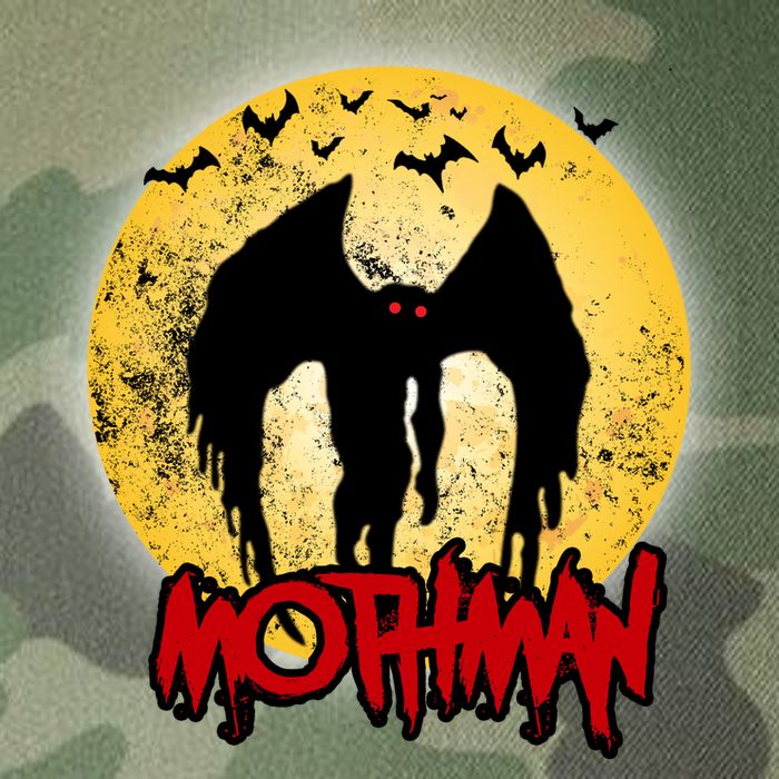 Retro Mothman Cover Legacy Tie Dye Trucker Hat