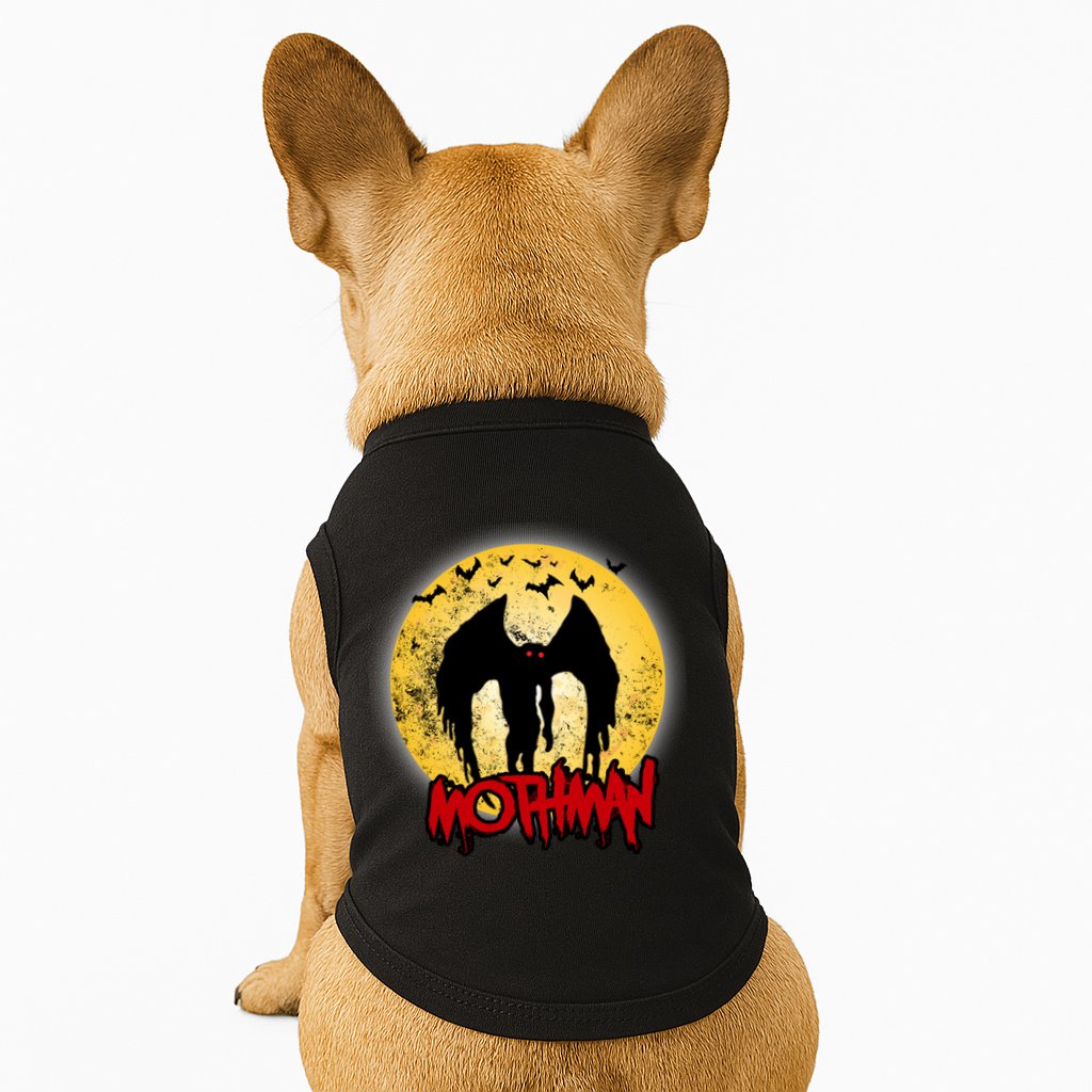Retro Mothman Cover Doggie Tank