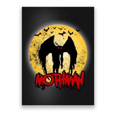 Retro Mothman Cover Poster