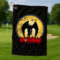 Retro Mothman Cover Golf Towel