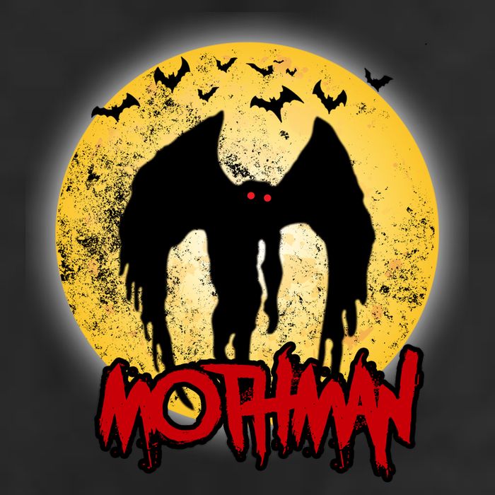 Retro Mothman Cover Golf Towel