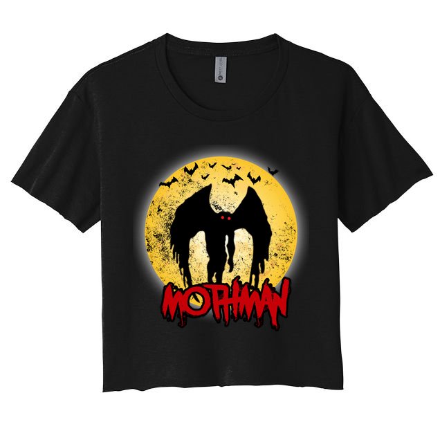Retro Mothman Cover Crop Top