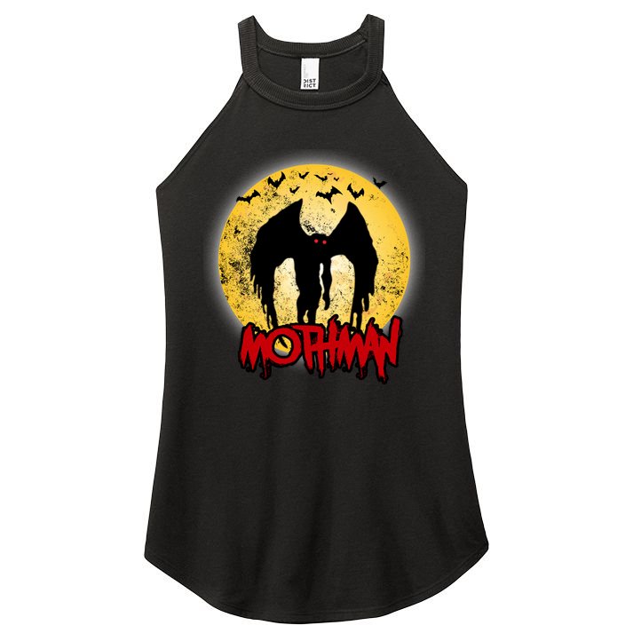Retro Mothman Cover Women's Perfect Tri Rocker Tank