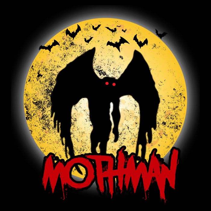 Retro Mothman Cover Women's V-Neck T-Shirt
