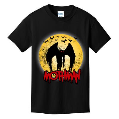 Retro Mothman Cover Kids T-Shirt