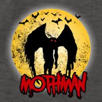 Retro Mothman Cover Vector Backpack