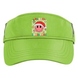 Retro Merry Christmas Happy Face Leopard Smile Face Trendy Gift Adult Drive Performance Visor