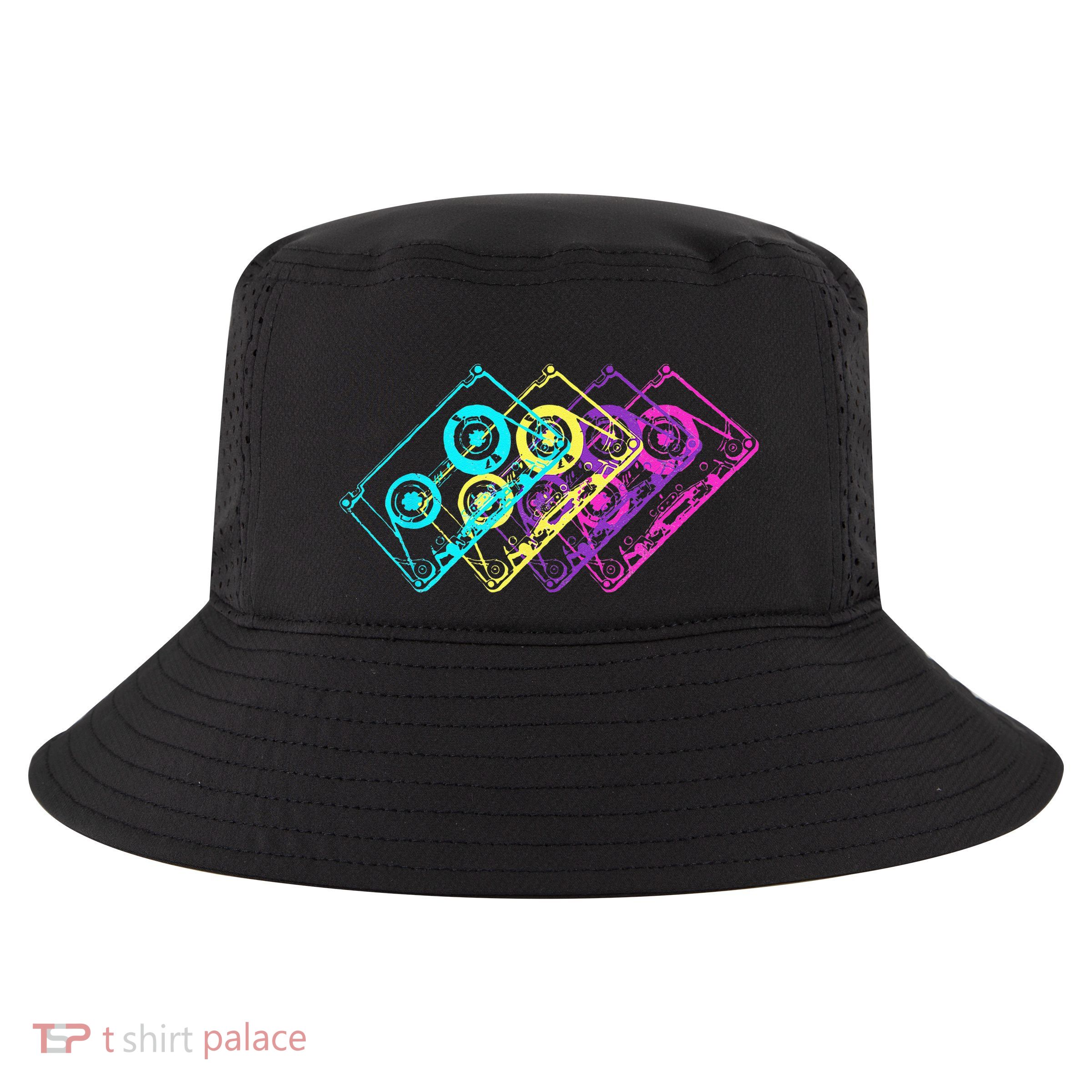 Retro Music Cassette Tapes Mixtape 80s And 90s Cool Comfort Performance Bucket Hat